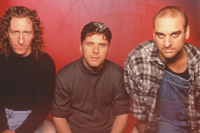 Attention Deficit l to r: Michael Manring, Alex Skolnick, and Tim Alexander (© 2001 Magna Carta)