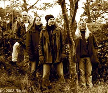 Ritual (l to r): Jon Gamble, Johan Nordgren, Fredrik Lindqvist and Patrik Lundstrom (&copy; 2003 Ritual)