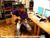 Arjen in his studio (courtesy Arjen Lucassen)
