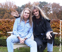 Arjen and James LaBrie (photo: John Bollenberg)