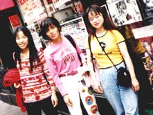 Ars Nova 1997 (l to r: Kyoko Kanazawa, Keiko Kumagai, and Akiko Takahashi; photo courtesy J Bollenberg) 