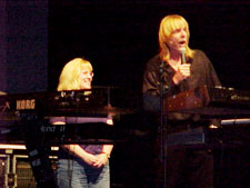 Magician Wakeman and his assistant (from the audience)