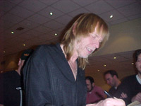 Rick Wakeman signs autographs for fans